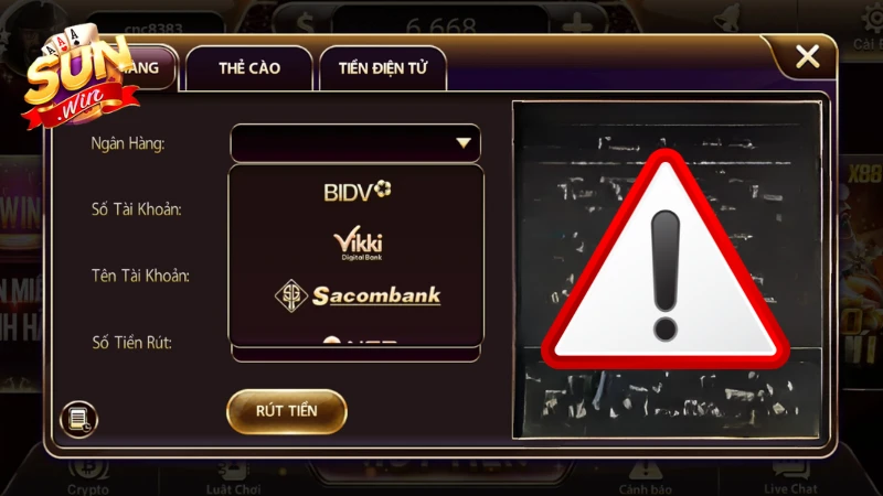 Lệnh rút tiền bị lỗi và cách xử lý hiệu quả cho game thủ